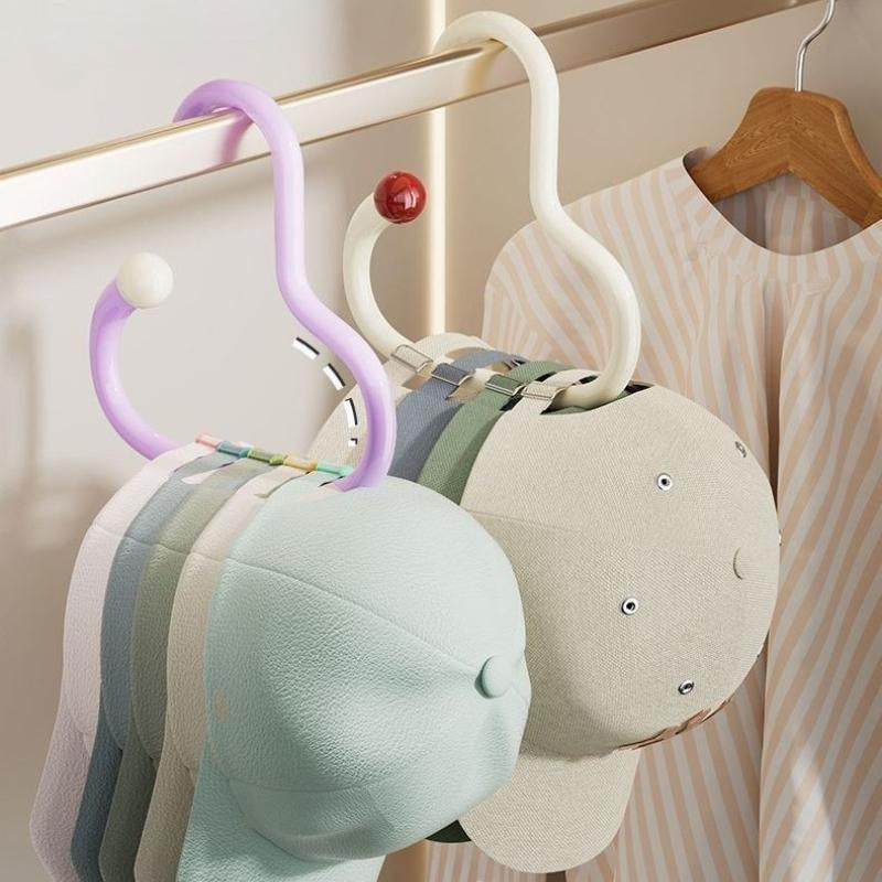 1/3PCS Dopamine Circular Scarf and Tie Display Stand Multifunctional Hook for Bedroom Storage of Scarves and Tie Racks