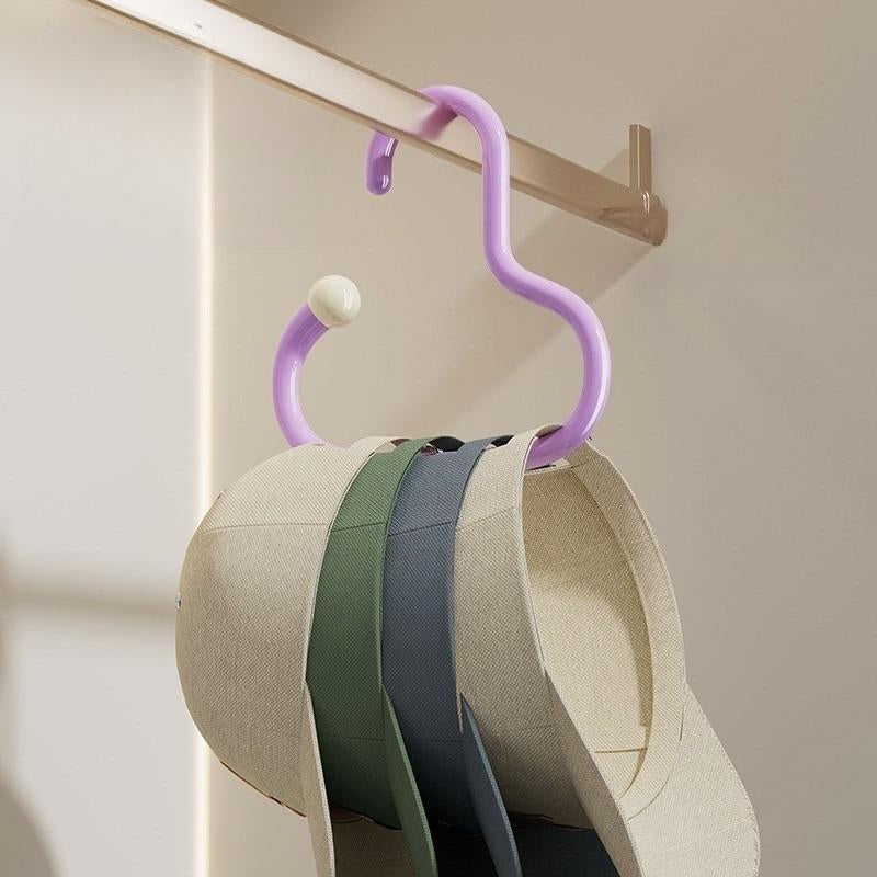 1/3PCS Dopamine Circular Scarf and Tie Display Stand Multifunctional Hook for Bedroom Storage of Scarves and Tie Racks